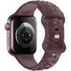 Para Pulseira Apple S10 Padrão Rosa em Relevo 3D Pulseira de Silicone de Cor Sólida Apple watch9Ultra2