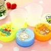 Taza Plegable, Taza de Agua de Plástico Retráctil con Dibujos Animados Lindos, Taza Portátil para Enjuague Bucal al Aire Libre, Taza de Plástico para Beber de Viaje