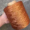Venda Direta da Fábrica Fio Iridescente Oco com Fio de Ouro e Prata DIY Crochê Tricô à Mão Cabeça de Ursinho de Pelúcia Acessório de Cabeça Leidezhuzhu