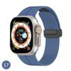 Correa de silicona con hebilla plegable magnética para Apple Watch
