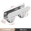 Vitrina en Forma de Montaña con Puerta Corredera de Cristal de Doble Riel, Base de 5 Ruedas Ranura Acrílica Deslizante Doble de 8 mm