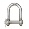 Grillete de apertura grande con arco en forma de D, en forma de arco, boca ancha, ampliado, alargado, anillo de elevación en forma de U, grillete de bloqueo de anillo de elevación de forma especial
