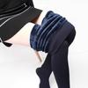 Pantalones enterizos de terciopelo perlado de otoño e invierno, leggings gruesos con forro polar para mujer de talla grande, pantalones con estribo, leggings adelgazantes de 300 g