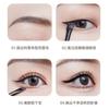 Punto de fábrica Wang Feifei con pincel delineador de ojos con punta de cuchilla portátil ultrafino ultrafino de cabeza oblicua pincel para cejas delineado maquillaje