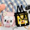 Bolso de hombro para estudiantes de secundaria, bolso de mensajero con hoja de carbón periférica para matar fantasmas, de anime Zhilang, para hombres y mujeres, estudiantes de secundaria.