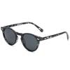 3331 Polarizados Retro Marco Redondo Europeo y Americano Uñas de Hueso de Arroz Anti-Luz Azul Hombres y Mujeres Amazon PC Gafas de Sol Gafas Gafas de Sol