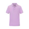 Camisa Polo de Manga Corta con Cuello de Solapa de Algodón de Fibra Larga de Xinjiang para Hombres y Mujeres, Color Sólido Versátil Ropa de Trabajo, Ropa de Grupo con Logo Impreso