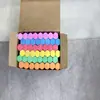 Marca de Aviação Giz Hexagonal Ecológico para Ensino, Escrita em Lousa, Rabiscos, Giz Branco e Colorido Apagável para Escrita em Lousa