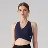 Top de Fitness de Verano sin Mangas para Mujer, Ropa Deportiva de Entrenamiento de Secado Rápido con Almohadillas en el Pecho, Espalda Descubierta en V Profunda, Chaleco de Yoga