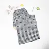Pantalones de pijama de algodón y seda de verano nuevos 26 años 45 unidades, Pantalones anchos de nueve puntos para mujer, Pantalones finos de talla grande holgados para aire acondicionado, Pantalones de playa