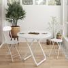 Mesa plegable multiusos, mesa de comedor pequeña para el hogar, mesa redonda sencilla, mesa de balcón, mesa de comedor para apartamentos pequeños, mesa de computadora informal