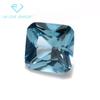 5A chanfro quadrado flor de carro 106# azul marinho claro cristal pontiagudo pedra nua sintético Princesa Quadrado Não. 106 cristal pontiagudo azul claro