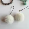 Pelota de Piel Sintética de Visón Mejorada 5cm Hecha a Mano para Accesorios de Cabello, Colgantes para Teléfono Móvil, Ropa, Zapatos, Sombreros, Joyería y Accesorios en Stock
