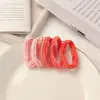 5 Elásticos de Borracha Prendedor de Cabelo Feminino Alta Elasticidade Durável Corda para Cabeça Cabelo Cyber Celebre Feminino Elástico de Rabo de Cavalo Corda de Cabelo Novo Anel de Cabelo