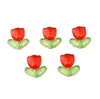 Pétalos de Tulipan de Acrílico Hojas Cuentas de Mano Material Pulsera Pendientes DIY Joyería Accesorios Decorativos Venta al por Mayor