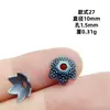 En stock al por mayor, retención de color duradera, tapas de flor gris hierro, tapas de cuentas, estilo vintage, accesorios para pulseras y joyería DIY