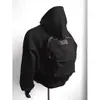 Sudadera con capucha estilo mochila estilo americano para hombre, nuevo diseño otoño e invierno 2026, top deportivo informal holgado tipo jersey