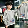 Camisa Pulóver de Manga Larga de Waffle para Bebé Niño, Estilo Nuevo Otoño 2026, Elegante Camiseta Base tipo Dos Piezas Falsas