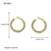 Brincos de Argola Lisos Simples Lugong com Prata Fragmentada Estilo Europeu e Americano, Brincos de Moda High-End de Luxo Leve para Mulheres, Design de Nicho