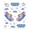 Directo de fábrica punto brillo mariposa pegatinas faciales pegatinas para ojos mujeres trémolo maquillaje pegatinas de tatuaje seguridad y protección ambiental transfronterizo nuevo