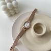 Reloj IEKE para mujer, estilo retro francés de verano, ovalado, de banda fina, esfera pequeña, compacto, romano, dorado, para mujer