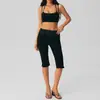 Pantalones de yoga de lunares transfronterizos de cintura alta, conjunto de dos piezas con sujetador sexy de cuello halter, atuendo para correr y fitness, conjunto de pantalones atléticos ajustados