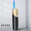 Isqueiro Mini à Prova de Vento Criativo com Logotipo a Laser Isqueiro à Prova de Vento Publicitário Isqueiro de Jato Direto com Braço Basculante Modelo Novo
