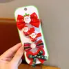 2025 Novos Acessórios de Cabelo Infantis Adereços de Cabeça de Natal Papai Noel Árvore de Natal Rena Grampo de Cabelo Presilha Lateral Conjunto de Cinco Peças