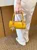 Yuezhi 2026 Verano Nueva Moda Versátil Casual Bolso de Mano Sencillo de Gama Alta Color Sólido Vintage Bolso Cruzado