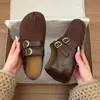 Zapatos Bo Ken para Mujer 2026 Primavera/Otoño Nuevos Versátiles Moda Estampado de Leopardo Tacón Oculto Mary Jane Casual para el Trabajo Zapatos de Vestir para Mujer