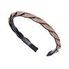 Celebridade da Internet Mesmo Estilo Tecido Faixa de Cabeça Dentada Diário All-Match Simples Antiderrapante Headwear Retro Elegante Lavagem Facial Adulto Faixa de Cabeça