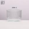 Copo de Vela Transparente Porta-Vela de Vidro para Aromaterapia Caseira Porta-Vela para Quarto Enfeites de Fragrância Recipiente de Vidro Espessado Copo Vazio