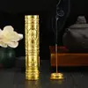 Estátua de Buda Vintage em Relevo Suporte de Incenso de Metal para Uso Doméstico, Incensário Portátil e Suporte de Incenso de Uso Duplo para Incensos em Vareta