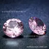Série de alta qualidade gema AAAA oito corações oito flechas zircônia pedra nua redonda pedra de vidro 8mm zircônio colorido imitação de diamante