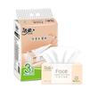 Papel Facial em Pó Suave Limpo Sem Perfume 120 Folhas Bolsa Grande Doméstico Acessível Lenço Facial Sanitário Lenço Úmido para Dormir
