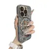Loto de Dunhuang es Adecuado para Apple 16Promax, Funda de Teléfono Móvil de Moda para Mujer, iPhone 15 Plateado Apple 17Pro