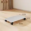 Soporte para Host de Computadora Gabinete de Colocación para Caja de Escritorio Base de Bandeja de Soporte Estante de Colocación Estante de Almacenamiento con Ruedas Móvil