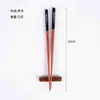 Palillos de Madera Estilo Nuevo, Madera de Haya, Palillos Domésticos de Madera Maciza Estilo Japonés de Cinco Colores, Un Palillo por Persona, Palillos de Regalo Estilo Simple