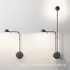 Lámpara de Pared LED de Diseño Escandinavo Minimalista Moderna para Dormitorio, Estudio, Mesita de Noche, Pared de Fondo de Sala de Estar, Lámpara de Pared LED Creativa