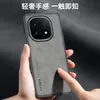 Adecuado para Funda de Teléfono Iqoo15 con Agujero Grande, Funda de Cuero Anti-Caída de Cobertura Total, Carcasa de Teléfono Simple de Lujo para Negocios