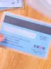 Portatarjetas de Identificación Transparente Esmerilado Engrosado Anti-Magnético Portatarjetas de Identificación Portatarjetas Bancarias Portatarjetas de Membresía IC Portatarjetas de Protección de Privacidad Impermeable