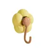Gancho de Ventosa de Girasol para Cocina, Sala de Estar, Baño, Sin Taladro, Ventosa de Vacío sin Rastro para Toalla y Bola de Baño