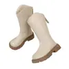 Nuevas botas largas de verano para niñas, botas altas infantiles, botas Martin para niñas, botas altas de cuero, botas sencillas de viaje para niños mayores