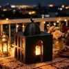 MM3D004-017 Ornamento de castiçal luminoso do Oriente Médio transfronteiriço, luz de velas em tons quentes, cria um ambiente atmosférico, decoração de mesa