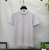 Camisa Polo de Manga Corta para Hombre de Verano con Logo de Caballo Bordado, Casual y Versátil, Estilo Nuevo, Transpirable, Delgada, Business Casual, Sencilla