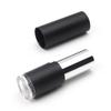 Novo tubo redondo preto fosco batom boca plana tubo protetor labial tubo vazio tubo diy tingimento batom JG117 cosméticos material de embalagem de concha vazia