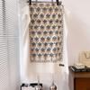 Otoño e Invierno Nuevo Bufanda Cálida de Cachemira Bordada para Mujer Estilo Étnico Retro Artístico Hilado Core-spun Decoración de Borlas