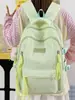 Shuai Mi Jia 2026 Modelo Nuevo Mochila de Alto Estilo Japonesa Fresca y Dulce con Mariposas para Estudiantes de Secundaria y Preparatoria, Mochila Ligera