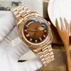 2021 Nova Marca de Trabalho Moda Casual Masculina e Feminina Três Ponteiros Duplo Calendário Pulseira de Aço Caixa Mecânica Relógio Atacado