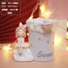 Nuevo Adorno de Escritorio Personalizado: Lámpara Portalápices de Buda Brillante Creativa y de Moda, Decoración de Almacenamiento Regalo